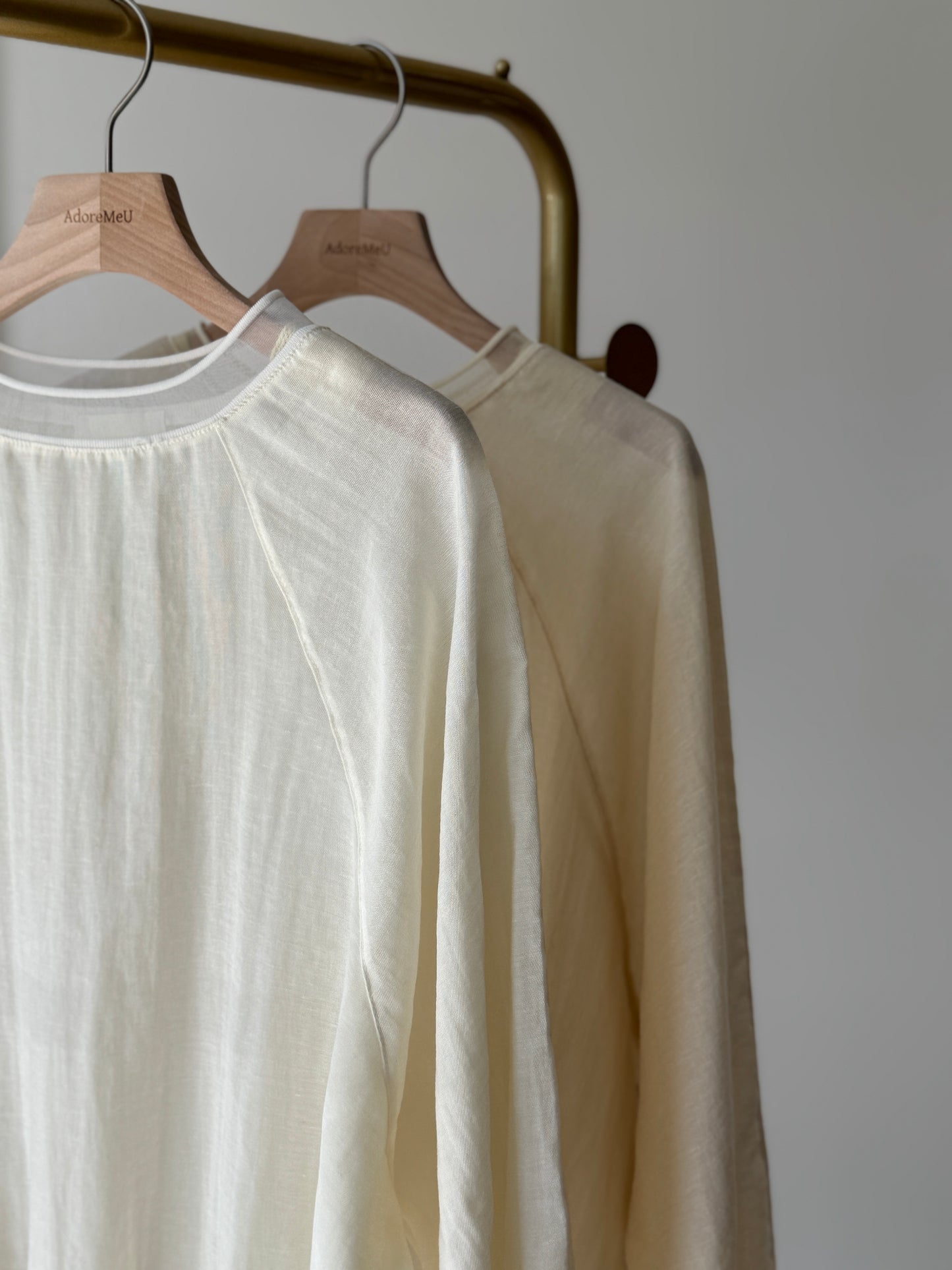 Airy Sheer Pullover Top(~9/8)