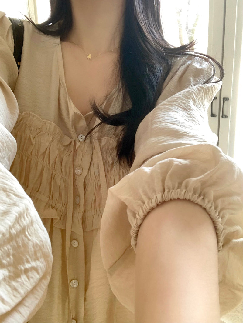 *Shirring Blouse