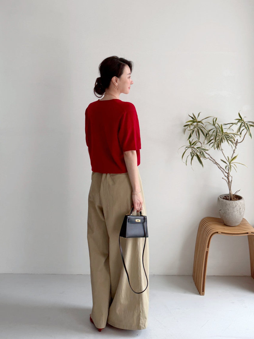 Wholegarment Short Sleeve Knit (~10/24)