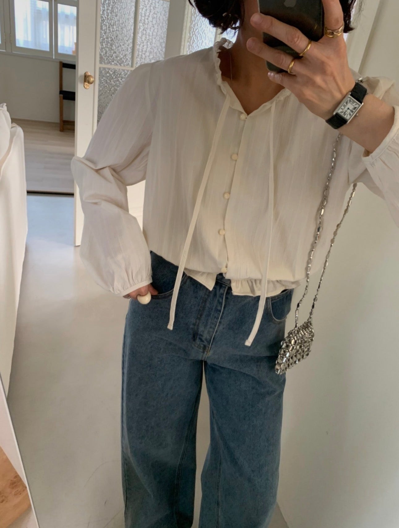 * Lace Whisper Blouse