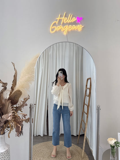 Rose Tie Blouse