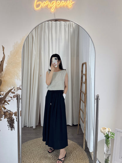 Wide Pintuck Pants(~7/4)