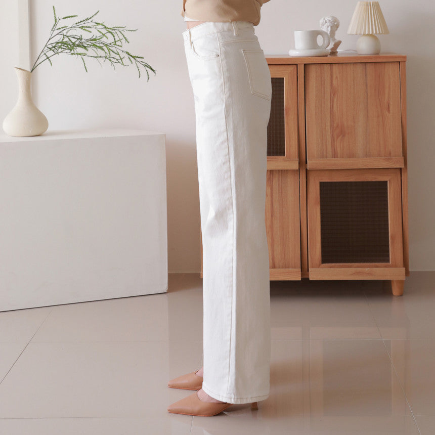 Stitch Ivory Pants