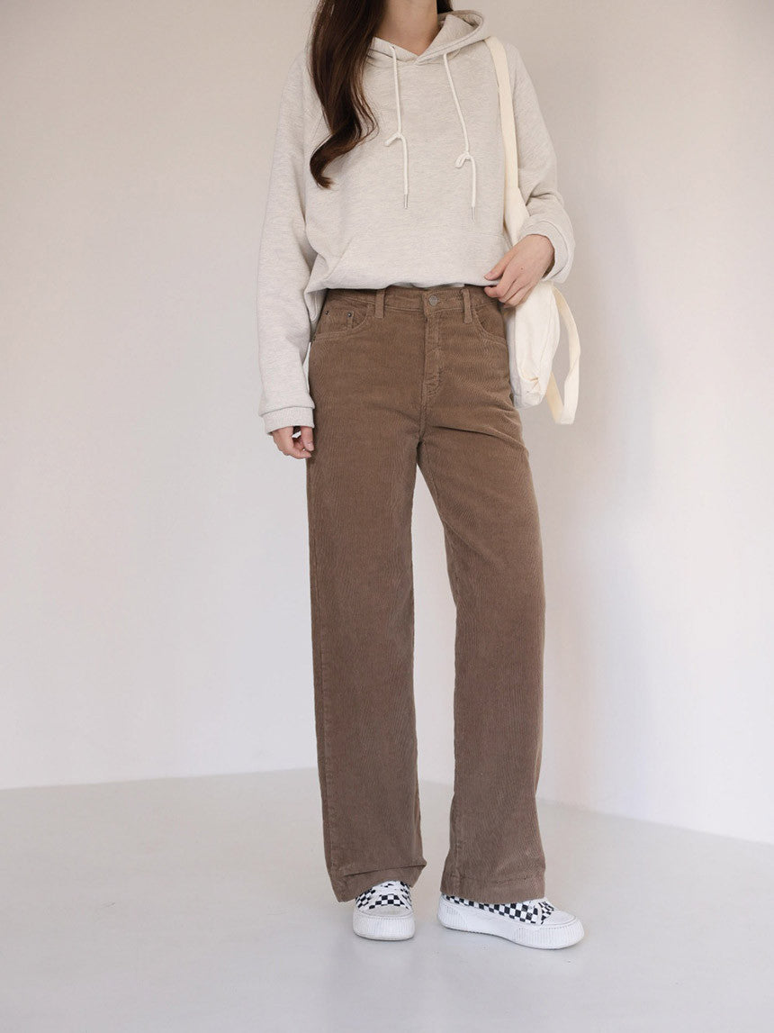 Semi Wide Corduroy Pants