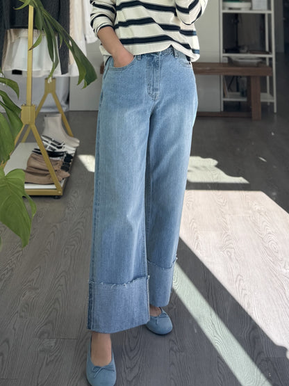 Roll Up Denim - AdoreMeU