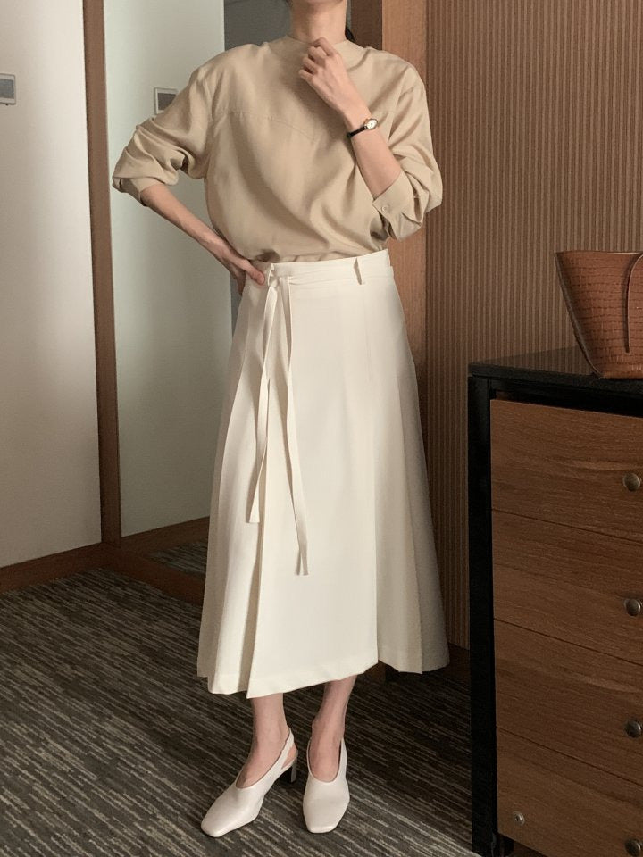 * Spring Pleated Skirt