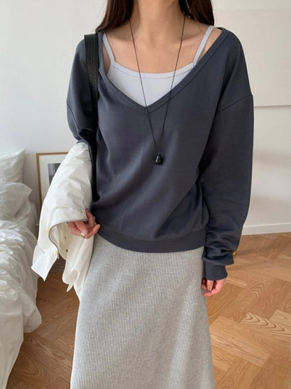 Preto Sweatshirt &Tank Top Set (~9/5)
