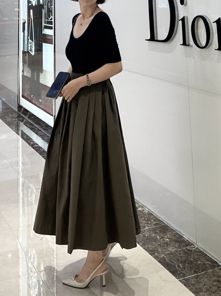 Pra Maxi Pleated Skirt (~8/2)