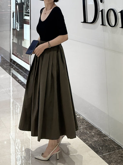 Pra Maxi Pleated Skirt (~8/2)
