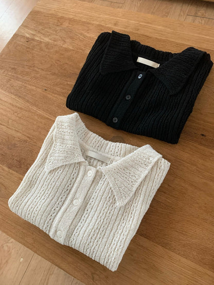 * Summer Mood Collar Knit