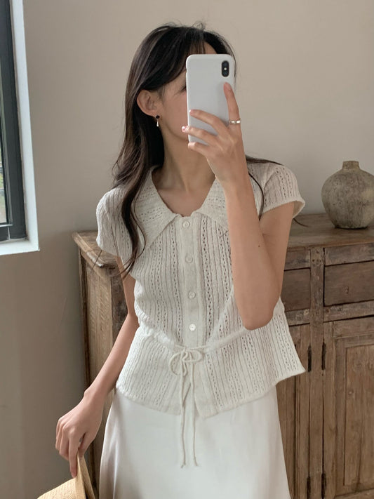 * Summer Mood Collar Knit