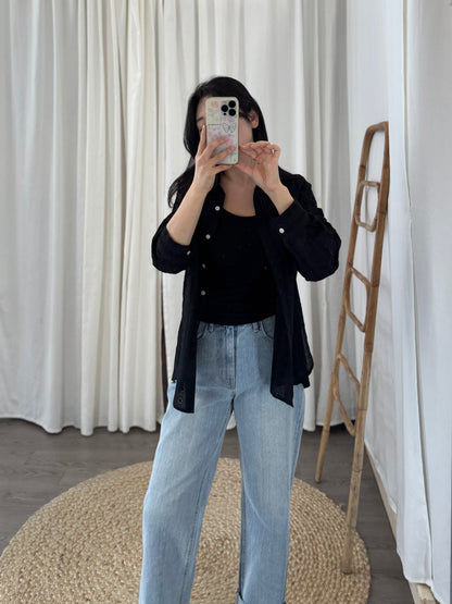 Lace Overfit Shirt(~3/29)