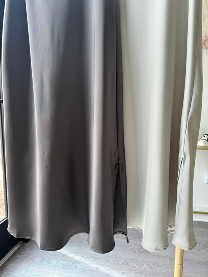 Silk Long Skirt - AdoreMeU