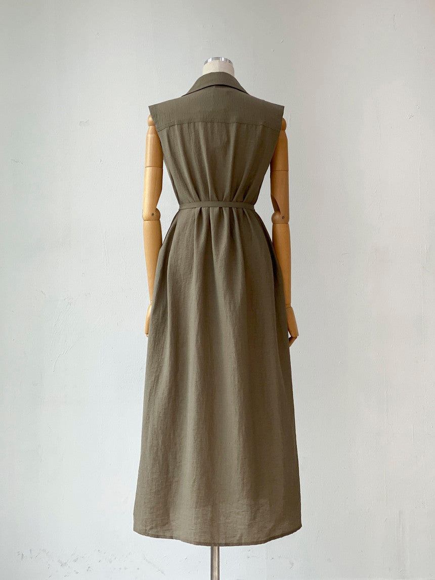 Meta Belt Long Dress