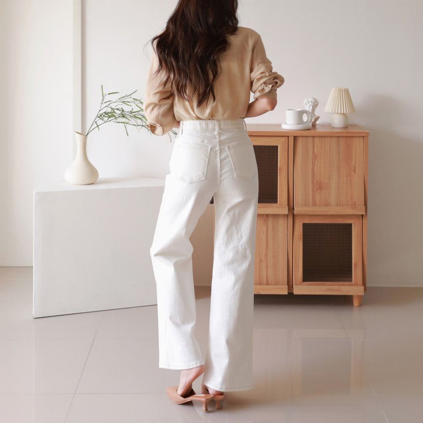 Stitch Ivory Pants