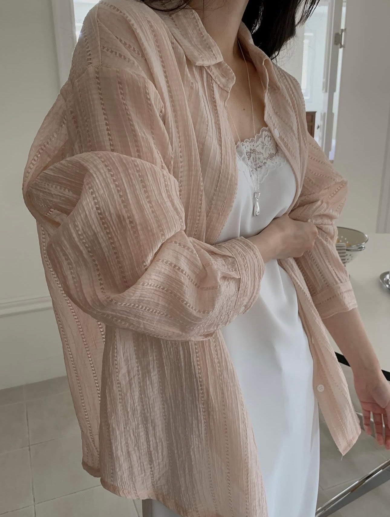 * Eyelet Lace Shirt