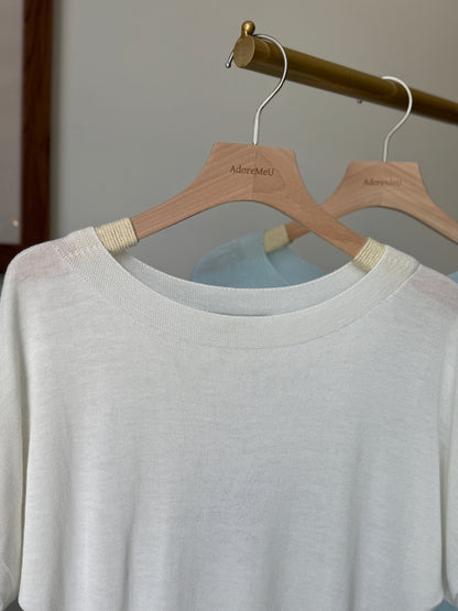 Wholegarment Boatneck Knit - AdoreMeU
