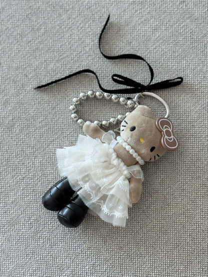 Catty Ballet Keyring