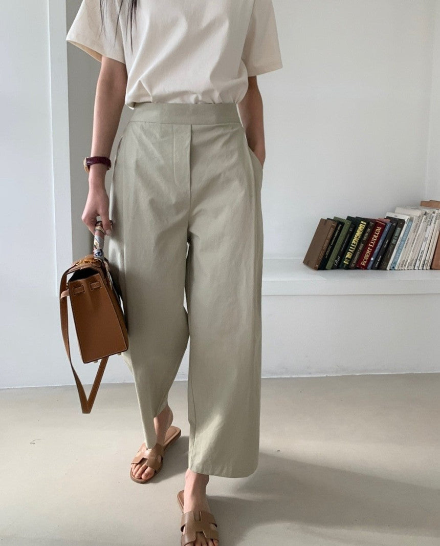 *바이오 핀턱 팬츠