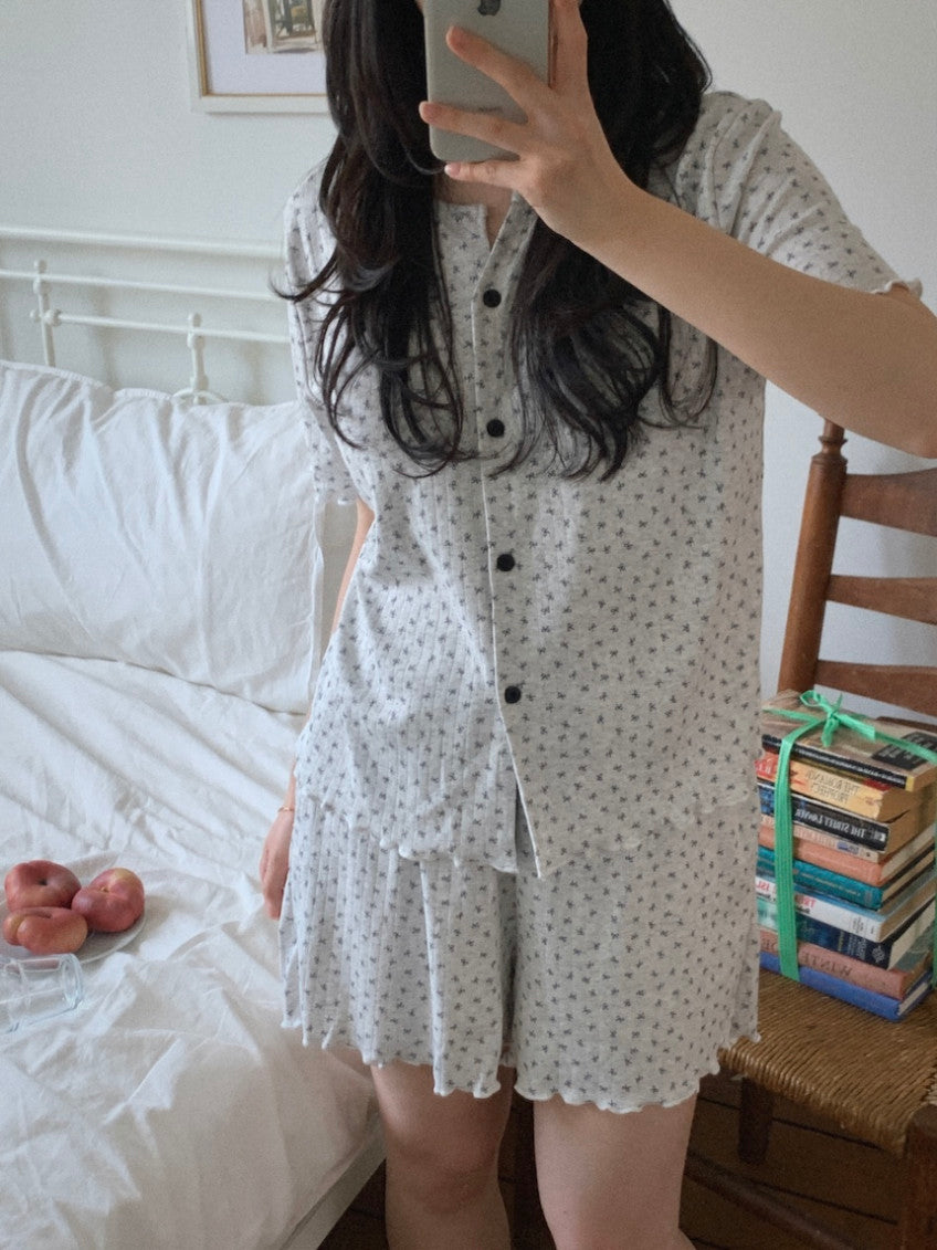 Ribbon Cap Pajama Set (~6/27)