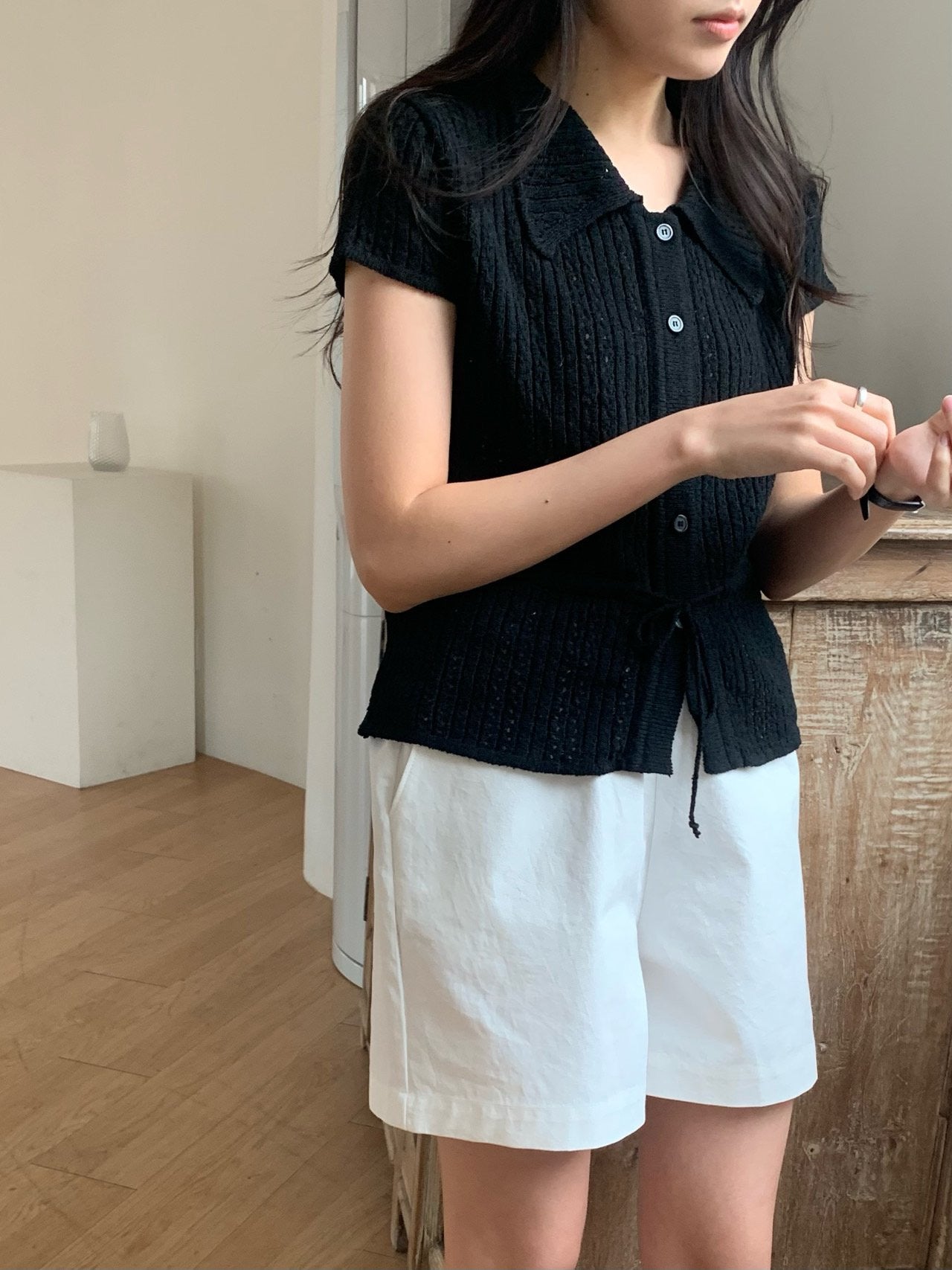 * Summer Mood Collar Knit