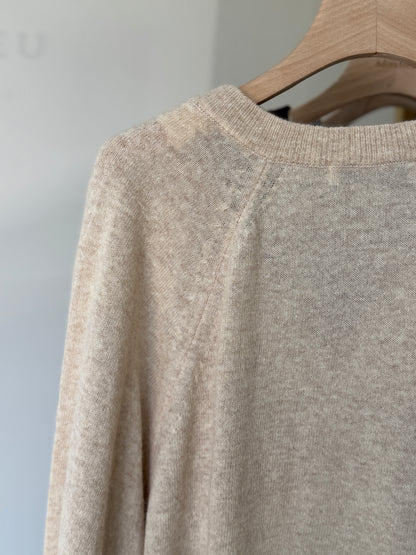 V neck loose fit knit - AdoreMeU