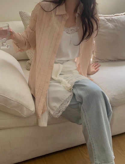 * Eyelet Lace Shirt