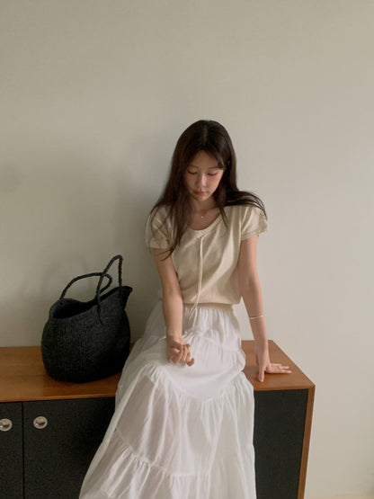 * From Ribbon Short Sleeve Knit