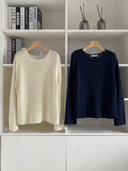 Sweet Boat Neck Knit (~9/5)