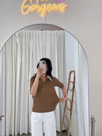 Golgi Collar Summer Knit