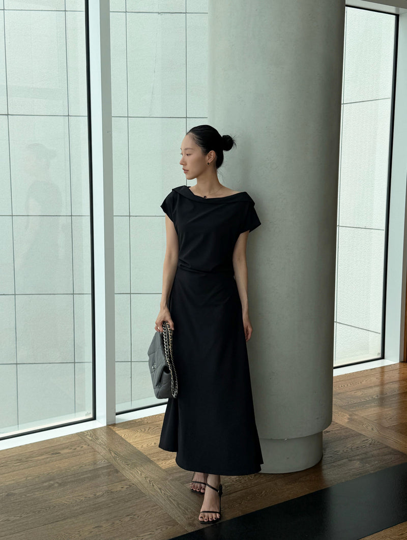 Boat Neck Dress