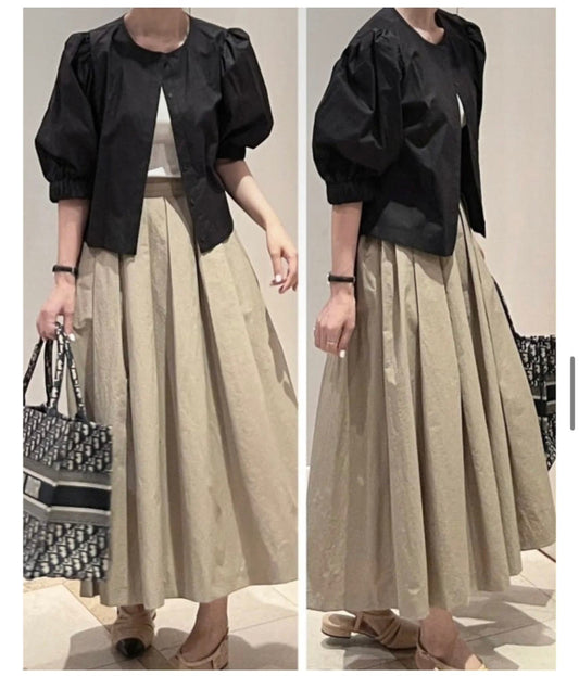 Pra Maxi Pleated Skirt (~8/2)