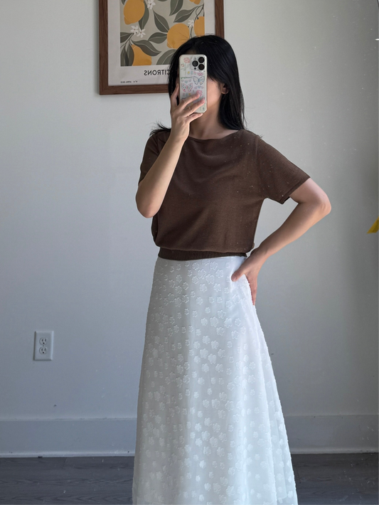 Roy Boatneck Knit Top(~9/1) - AdoreMeU