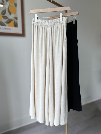 Linen Skirt Pants - AdoreMeU