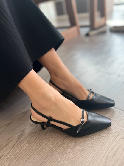 Buckle Slingback Pump - AdoreMeU