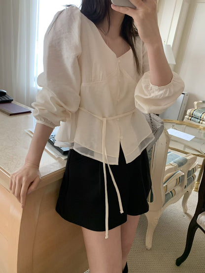 * Lumi Satin Blouse