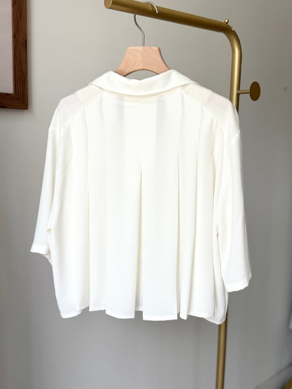 Madeline Pleated Blouse - AdoreMeU