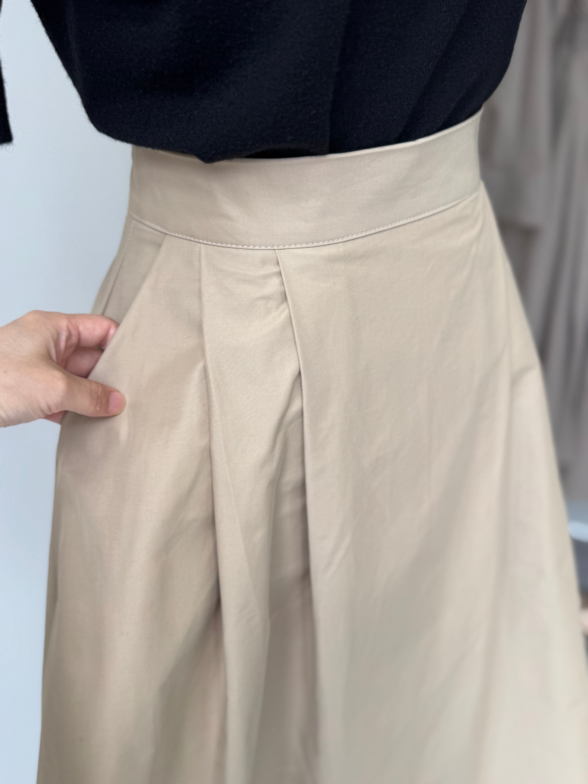 Terry Pintuck Banding Skirt(~9/30) - AdoreMeU