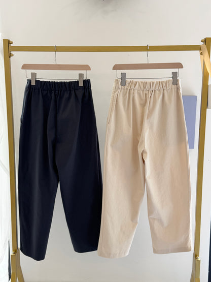Cotton Cropped Pants