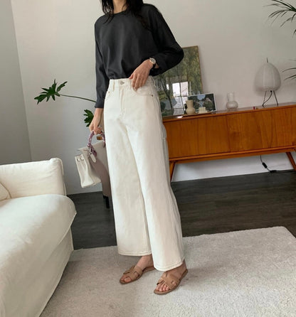 Stitchy Cream Pants