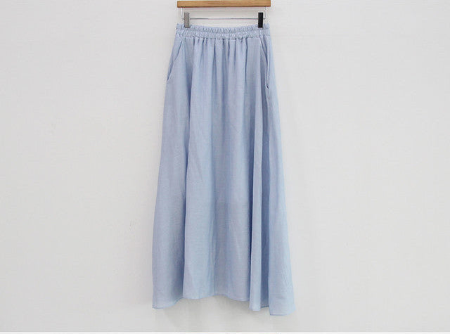 *Sleeveless Blouse & Skirt Set