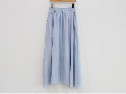 *Sleeveless Blouse & Skirt Set
