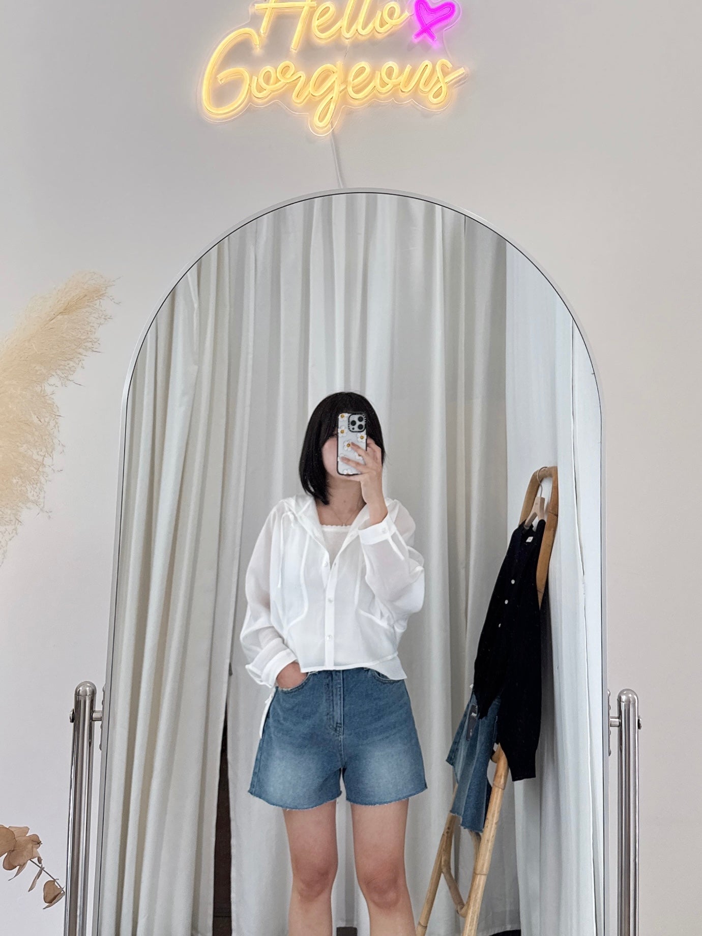 Tencel Hood Blouse