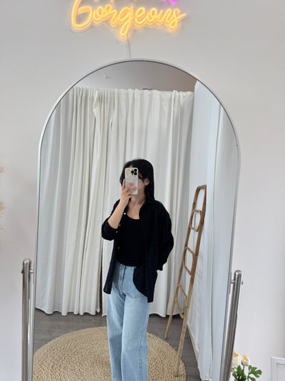 Lace Overfit Shirt(~3/29)