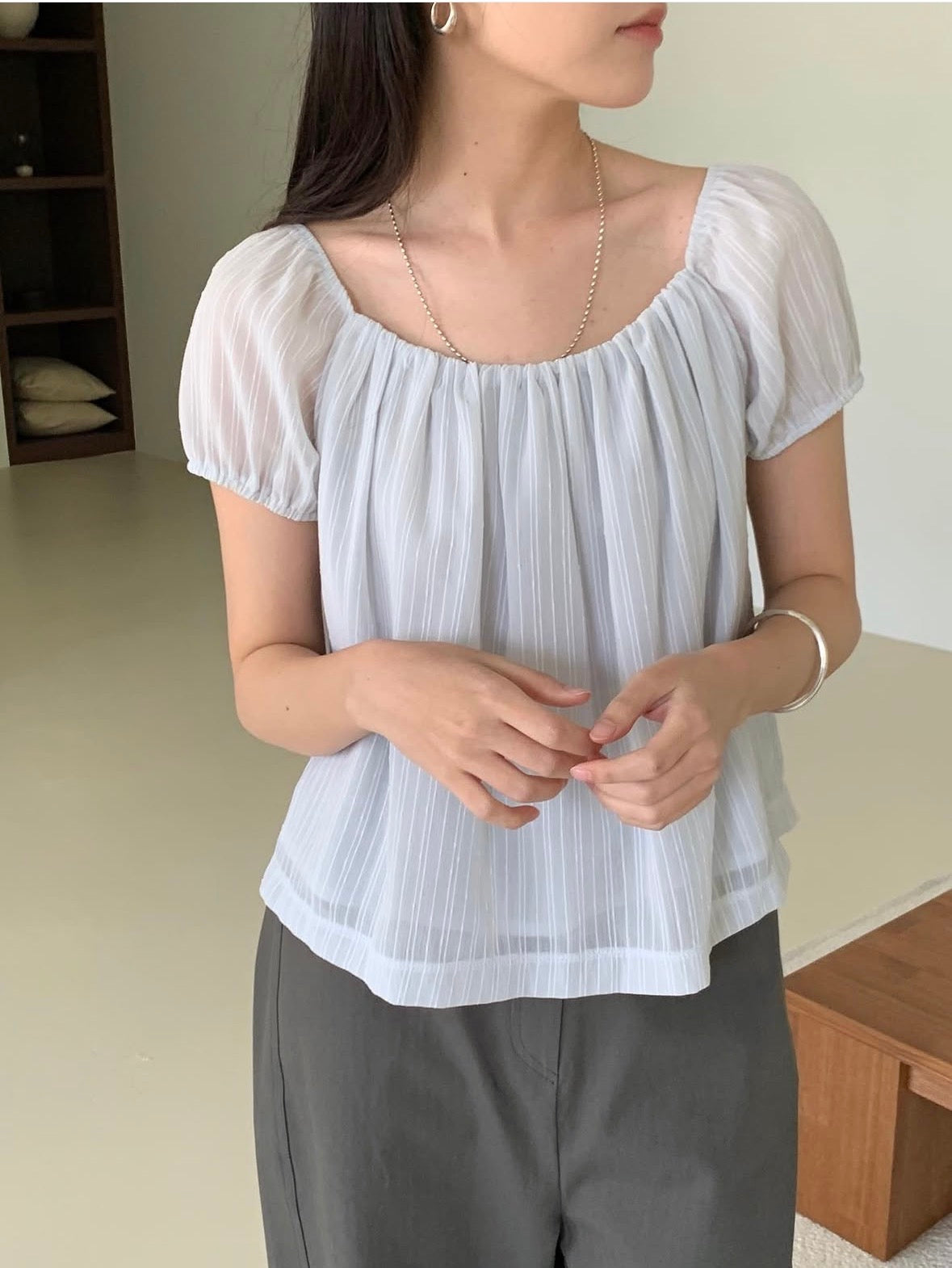 *Audrey Puff Blouse