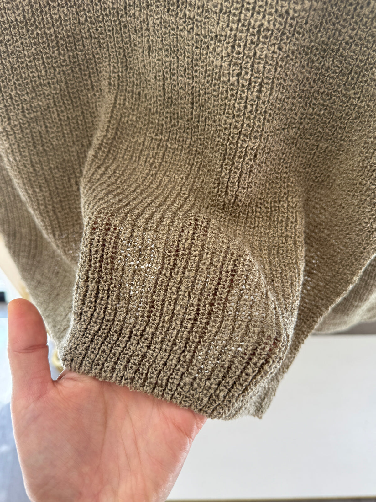 Slit Loose Knit Sweater(~10/18)