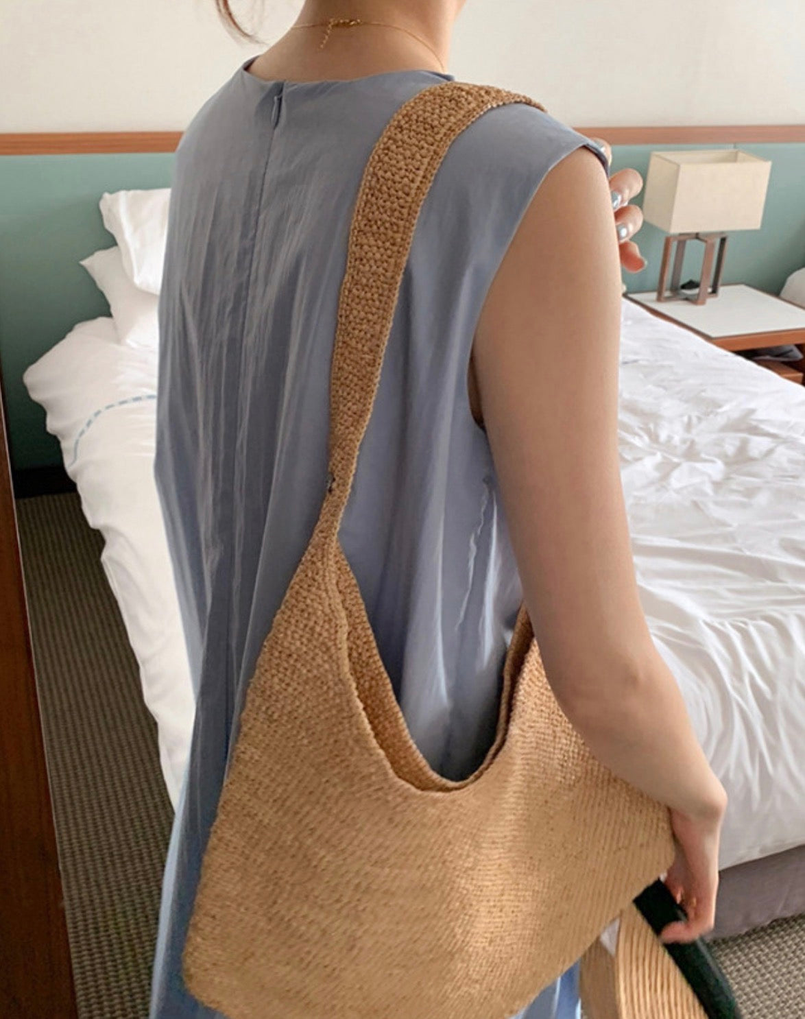* Plain Pintuck Dress