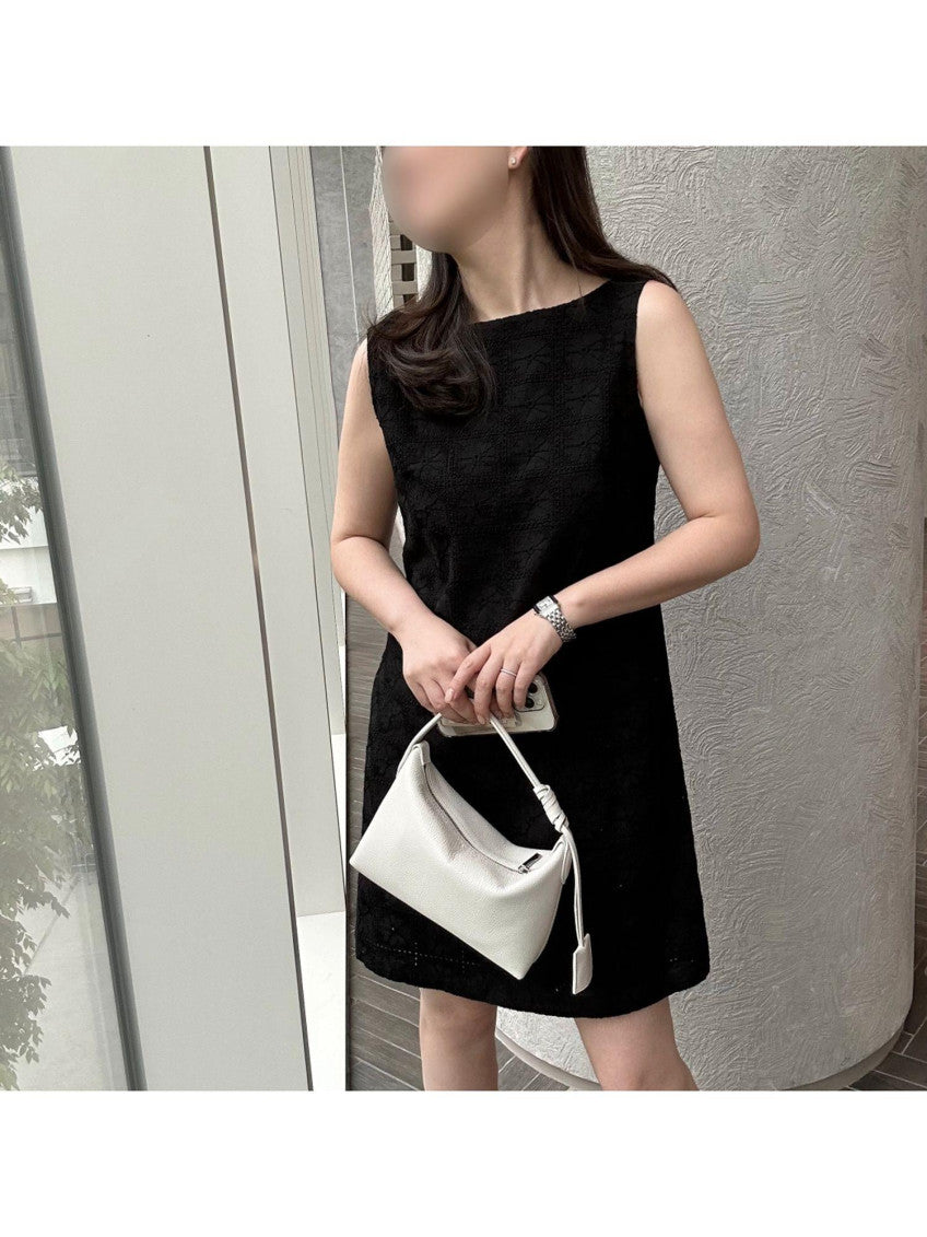 *Lace Detail Cotton Dress