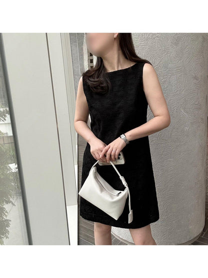 *Lace Detail Cotton Dress