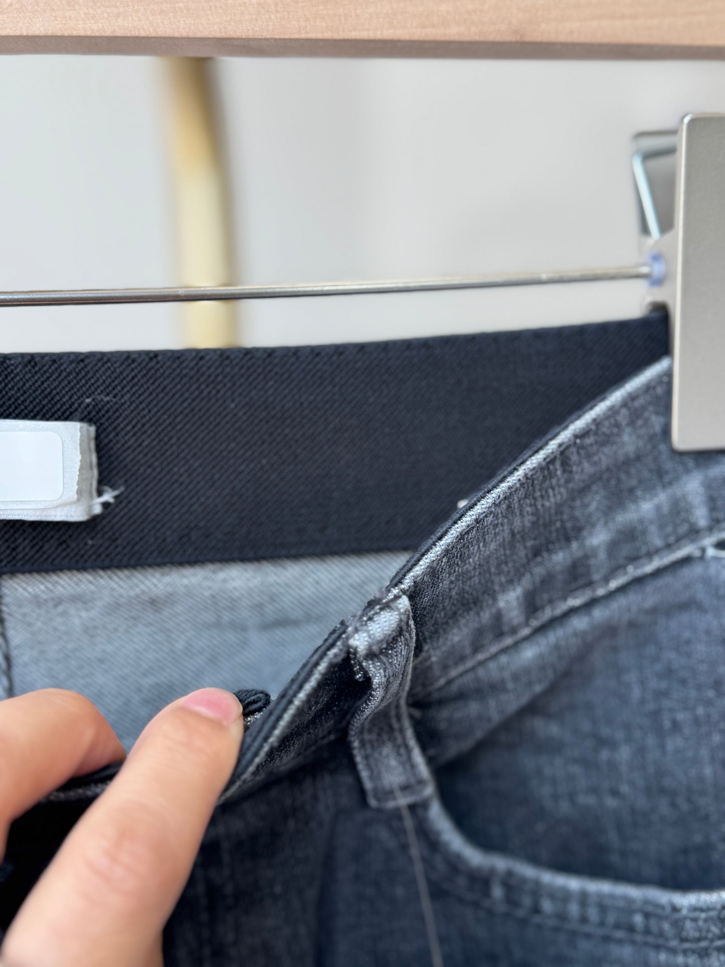 Gray Wide Straight Denim - AdoreMeU